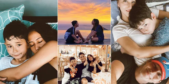 9 Potret Kedekatan Janisaa Pradja dengan Kenzou Anak Mike Lewis, Keibuan & Manjain Banget!