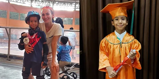 9 Potret Malakai Ali Anak Wanda Hamida dan Daniel Patrick, Punya Banyak Bakat - Baru Lulus TK