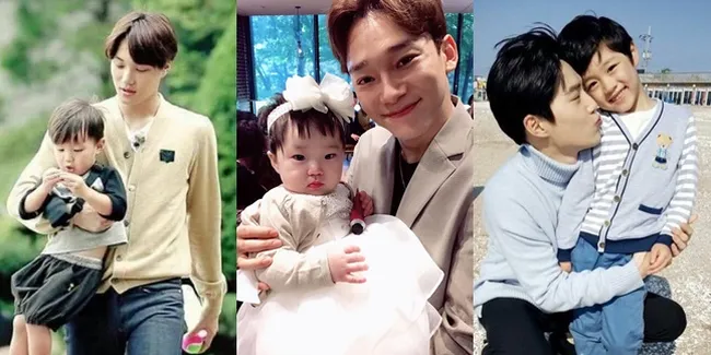 9 Potret Member EXO Bersama Anak Kecil: Cocok Jadi Ayah Idaman - Chen Bikin Baper!