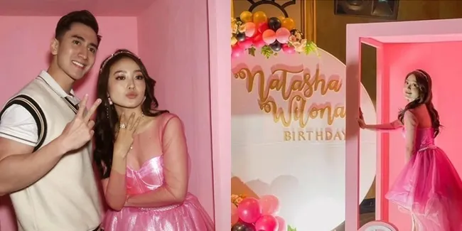 9 Potret Natasha Wilona di Pesta Ultah ke-23, Makin Cantik dan Anggun Pakai Gaun Pink Bertema Barbie