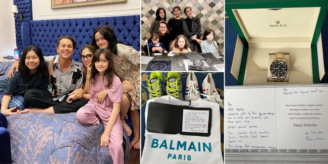9 Potret Perayaan Ulang Tahun Andhika Pratama yang ke-35, Dapat Kado Jam Tangan Mewah dari Ussy Sulistiawaty