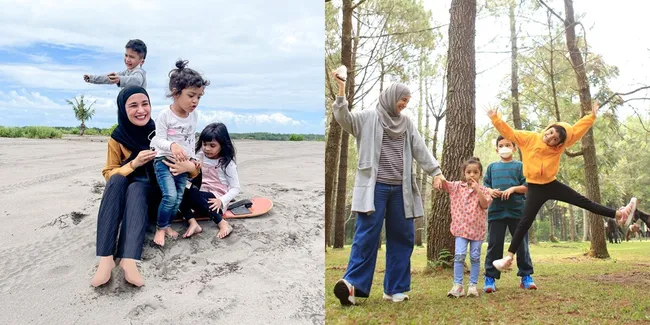 9 Potret Shireen Sungkar Momong Anak-Anaknya, Sosok Ibu Tangguh yang Penuh Kehangatan