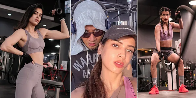 9 Potret Sporty Sabrina Chairunnisa Pacar Deddy Corbuzier di Gym, Pamer Body Goals