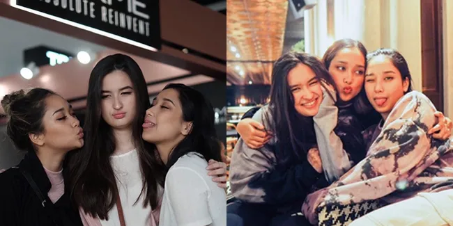 9 Potret Stephanie Poetri Bersama Dua Kakak Kembarnya, Kompak Banget Meski Berbeda Ayah