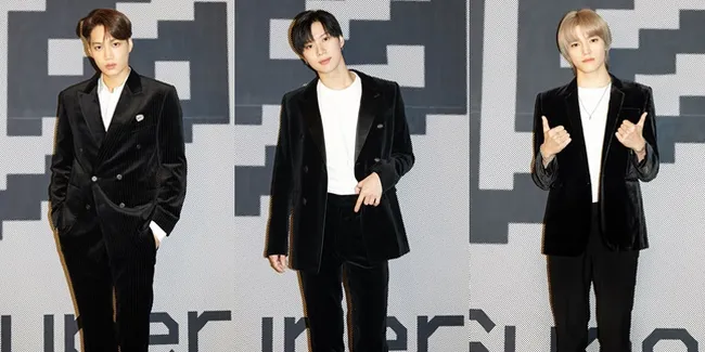 9 Potret SuperM Ganteng Berjas di Konferensi Pers 'SUPER ONE', Bak Serbuk Berlian Bikin Silau