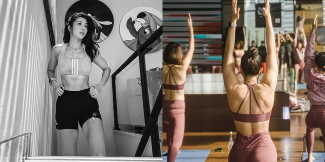 Abs Killer - Lengan dan Paha Berotot, Intip Potret Body Goals Andrea Dian yang Selalu Panen Pujian dari Netizen