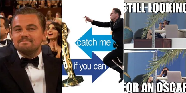 Akhirnya Menang Juga, Meme Kocak Leonardo DiCaprio Raih Oscar!