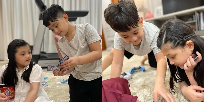 Akrab Banget, 9 Potret Arsy Hermansyah Main Bareng Rafathar - Netizen: Vibesnya Mirip Mama Gigi dan Papa Raffi