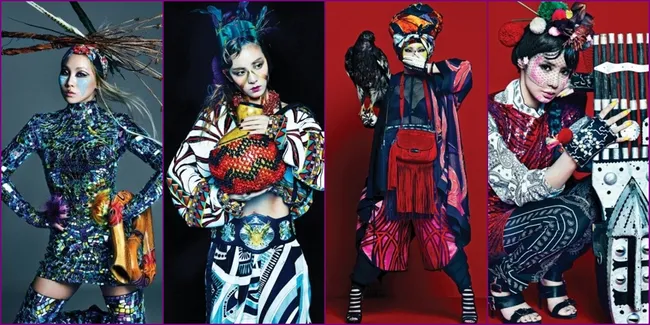 Aksi 2NE1 Lakukan Sesi Foto Untuk Majalah VOGUE