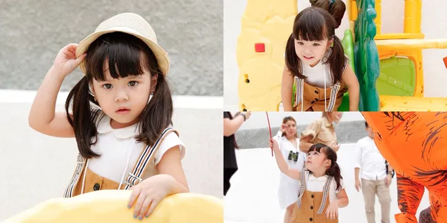 Aksi Lucu Gempi Anak Gading - Giselle di Pesta Ultah El Barrack