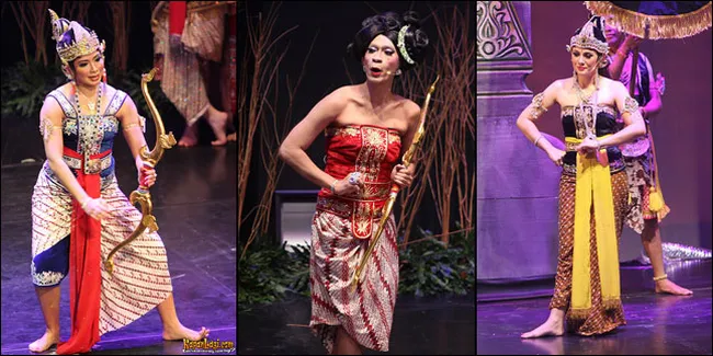 Aksi Para Selebritis Dalam Pagelaran Arjuna Galau