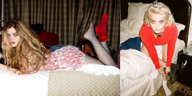 Aksi Sky Ferreira di Atas Tempat Tidur