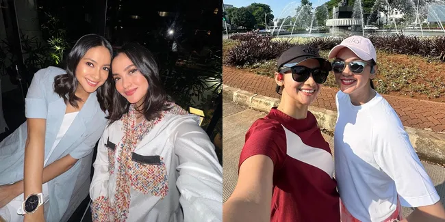 Akui Saling Mengagumi, 8 Potret Kekompakan Ririn Ekawati & Rini Yulianti - Plek Ketiplek Cantiknya