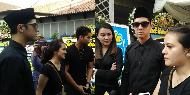 Al Ghazali, Marsha Aruan & Aaliyah Melayat Ibunda Mikha Tambayong