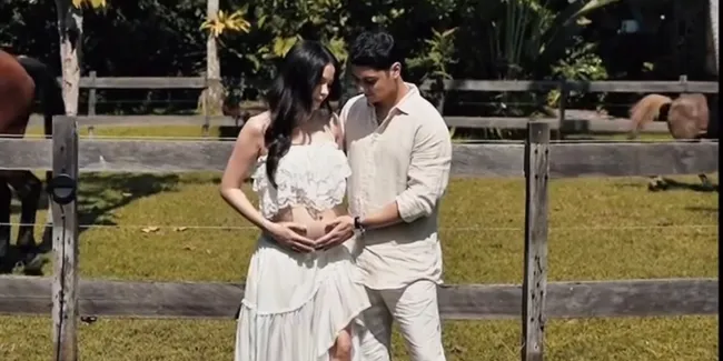 Alyssa Daguise Hamil Anak Pertama, Al Ghazali Cium Baby Bump
