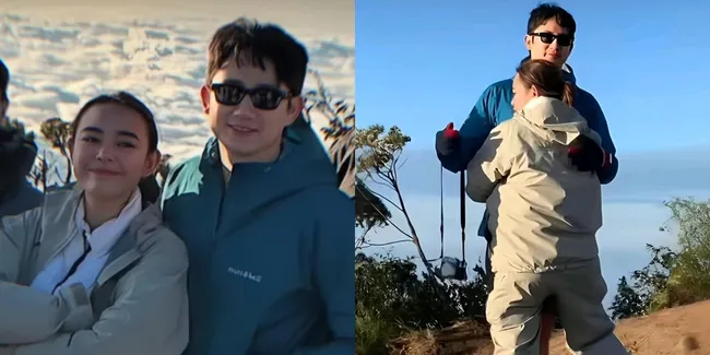 Amanda Manopo Terlihat Peluk Kenny Austin saat Naik Gunung Bareng, Sudah Pacaran?