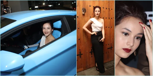 Anggunnya Chelsea Elizabeth Islan Saat Datang Dengan Mobil Mewah