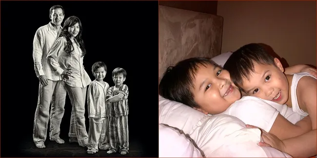 Ari Wibowo Ayah Ganteng Dengan Dua Anaknya Yang Menggemaskan