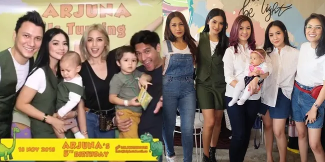 Artis di Pesta Ultah Arjuna Putra Titi Kamal, Jedar Sampai Nagita
