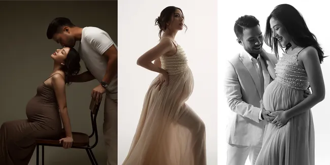 Aura Cantik Bumil Terpancar, 8 Potret Maternity Shoot Terbaru Jessica Mila Bersama Suami