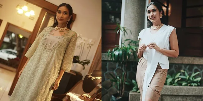 Aura Istri Bangsawan, Intip 8 Potret Pesona Happy Salma yang Awet Muda dan Kian Glamor - Tak Lupa Pamerkan Koleksi Perhiasan Anting dan Kalung