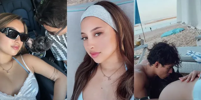 Babymoon Bersama Kekasih, 10 Potret Jennifer Coppen Pakai Bikini Pamer Baby Bump di Pantai - Netizen Soroti Penampilannya yang Terlalu Terbuka