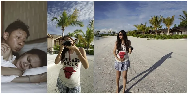Babymoon Gokil Ringgo Agus & Sabai Morschek, Manis di Maldives