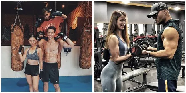 Badan Bugar & Sehat, Ini 7 Potret Selebriti yang Olahraga Bareng Pasangannya