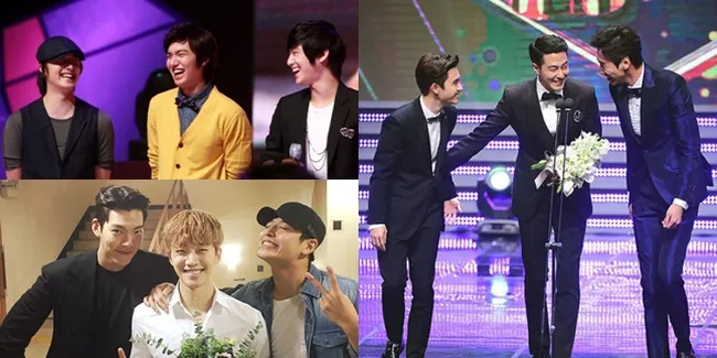 Bagai Kepompong, Sekumpulan Aktor Ganteng Korea Ini Sahabat Akrab