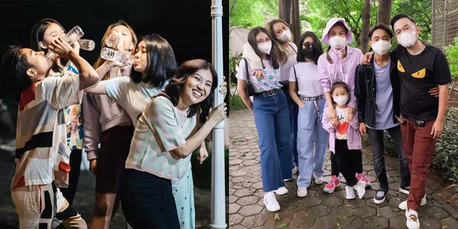 Bak ABG, Ini 8 Momen Sarwendah Seru-Seruan Bersama Teman Betrand Peto yang Masih Remaja - Main Tik Tok Bareng