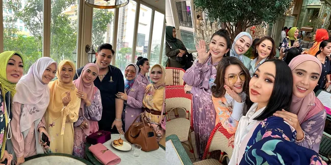 Bak Reuni Cantik, Ini 8 Potret Artis Hadiri Acara Caren Delano - Ada Ivan Gunawan hingga Zaskia Gotik yang Pulang-Pulang Langsung Lepas Sepatu