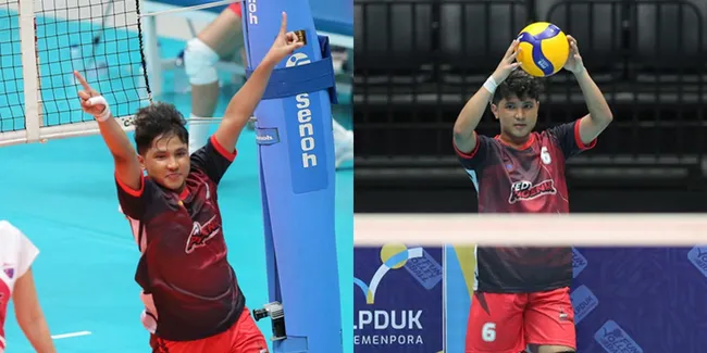 Bawa Timnya Menang, 8 Potret Aksi Jirayut di Laga Pembuka Indonesia All Stars Vs Red Sparks - Smashnya Bikin Lawan Jatuh Bangun