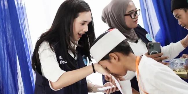 Potret Beby Tsabina Rayakan Ulang Tahun ke-24, Berbagi Kebahagiaan di Panti Asuhan