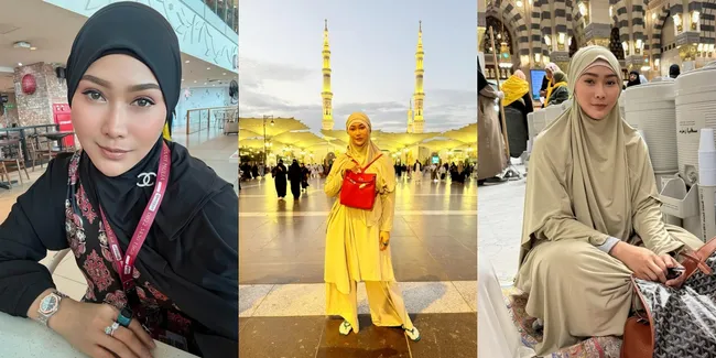 Berangkat Umrah, 8 Potret Inul Daratista Selama di Madinah - Ungkap Spot Salat Favorit di Masjid Nabawi