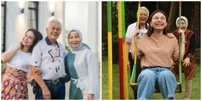 Berikan Hadiah Rumah Megah Senilai 20 Miliar, Seperti Ini 6 Potret Manja Rossa Dengan Orangtuanya