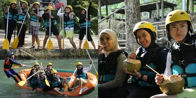 Bermain Arum Jeram, Inilah Keseruan Yang Dirasakan Poppy Sovia