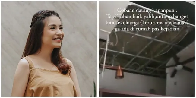 Beruntung Tak Ada Korban, Ini 7 Potret Rumah Chelsea Olivia yang Mendadak Ambruk: Cobaan Datang Kapan Pun