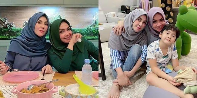 Besan Sultan: 8 Foto Kekompakan Rieta Amilia & Amy Qanita, Dua Nenek Tetap Cantik Awet Muda Kesayangan Rafathar
