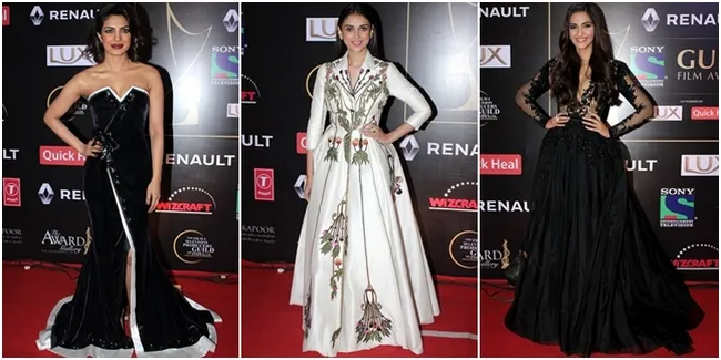 Best Dress Star Guild Awards 2015, Adu Cantik Priyanka dan Sonam