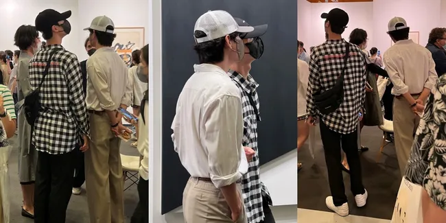 Bestie Banget, 8 Potret V BTS dan Park Bo Gum 'Kencan' ke Pameran Seni - Duo Visual Bikin Fangirl Terpana