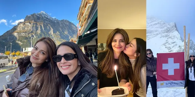 Bestie Sejati, 8 Potret Cut Tari dan Ersa Mayori Jalan-jalan ke Swiss dan Italia Berdua - Rayakan Ultah di Lake Como