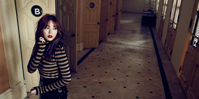 Bibir Cerah dan Cantik Yoon Eun Hye Untuk Harpers Bazaar