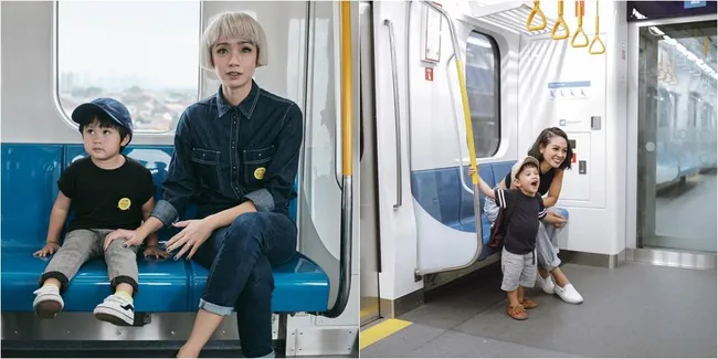 Bikin Gemes, Beginilah Momen 6 Anak Seleb Yang Lucu Saat Naik Transportasi Umum
