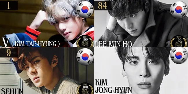 Bintang Korea Yang Masuk Most Handsome Faces 2017, V BTS Nomor 1