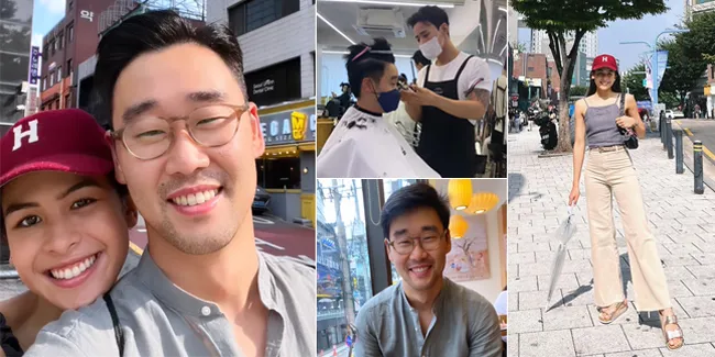 Bucin Banget! 8 Potret Maudy Ayunda Temani Jesse Choi Potong Rambut di Korea, Langsung Panggil Oppa - Bikin Netizen Gemes!