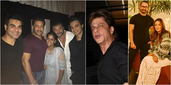 Candid Bollywood of The Week, Aaradhya Kusam - Aamir Bareng Gauri