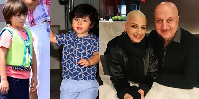 Candid Bollywood of The Week, Sonali Pejuang Kanker - AbRam Jutek