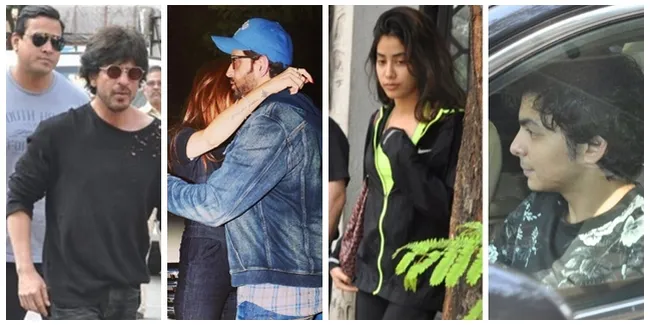 #CandidBollywoodOfTheWeek, Bodyguard SRK - Hrithik Peluk Mantan