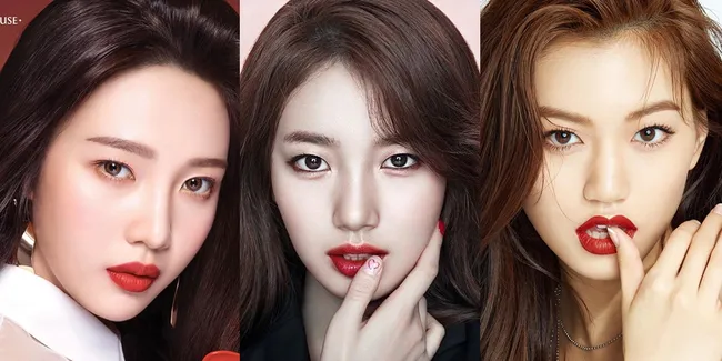 Cantik dan Sensual, 10 Idol K-Pop Ini Cocok Gunakan Lipstik Merah
