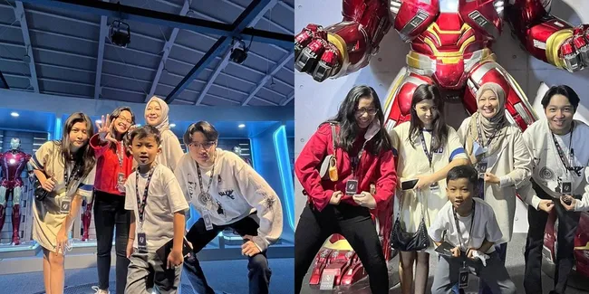 Cantik Awet Muda, 8 Potret Okie Agustina yang Terlihat Seumuran Dengan Empat Anaknya Saat Hang Out Bareng